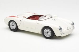 Porsche 550 Spyder Édition 70 Ans Blanc Schuco 1:18 450033300 Métal Moulé — image 6 sur 8