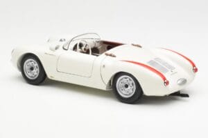 Porsche 550 Spyder Édition 70 Ans Blanc Schuco 1:18 450033300 Métal Moulé — image 7 sur 8