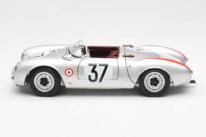 Porsche 550 RS Spyder #37 H. Polensky / R. von Frankenberg 24 Hours of Le Mans 1955 Schuco 1:18 450033400 Métal Moulé — image 4 sur 8