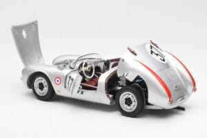 Porsche 550 RS Spyder #37 H. Polensky / R. von Frankenberg 24 Hours of Le Mans 1955 Schuco 1:18 450033400 Métal Moulé — image 5 sur 8