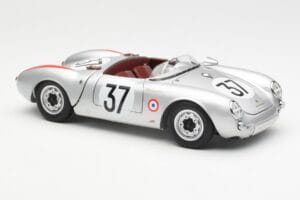 Porsche 550 RS Spyder #37 H. Polensky / R. von Frankenberg 24 Hours of Le Mans 1955 Schuco 1:18 450033400 Métal Moulé — image 6 sur 8