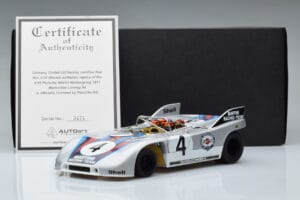 Porsche 908/03 #4 V. Elford / G. Larrousse 1000km Nurburgring 1971 AUTOart 1:18 87181 Métal Moulé — image 8 sur 8
