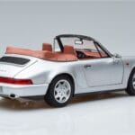 Porsche 911 964 Carrera 2 Cabriolet Argent Norev 1:18 187330 Métal Moulé - image 3 of 7