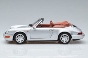 Porsche 911 964 Carrera 2 Cabriolet Argent Norev 1:18 187330 Métal Moulé — image 4 sur 7