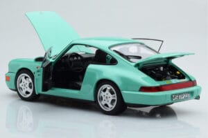 Porsche 911 964 Carrera 2 Mint Vert Norev 1:18 187327 Métal Moulé — image 3 sur 8