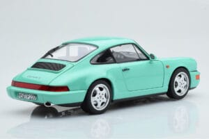 Porsche 911 964 Carrera 2 Mint Vert Norev 1:18 187327 Métal Moulé — image 4 sur 8
