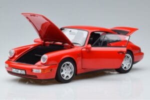 Porsche 911 964 Carrera 2 Rouge Norev 1:18 187320 Métal Moulé — image 2 sur 7