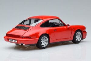 Porsche 911 964 Carrera 2 Rouge Norev 1:18 187320 Métal Moulé — image 3 sur 7