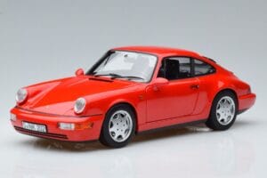 Porsche 911 964 Carrera 2 Rouge Norev 1:18 187320 Métal Moulé