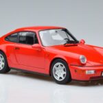 Porsche 911 964 Carrera 2 Rouge Norev 1:18 187320 Métal Moulé - image 5 of 7