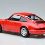 Porsche 911 964 Carrera 2 Rouge Norev 1:18 187320 Métal Moulé - image 6 of 7