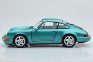 Porsche 911 964 Carrera 2 Wimbledon Vert Norev 1:18 187329 Métal Moulé — image 5 sur 8