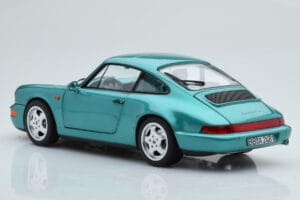 Porsche 911 964 Carrera 2 Wimbledon Vert Norev 1:18 187329 Métal Moulé — image 7 sur 8