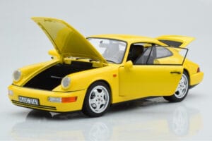 Porsche 911 964 Carrera 2 Jaune Norev 1:18 187328 Métal Moulé — image 2 sur 8