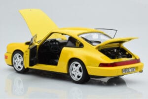 Porsche 911 964 Carrera 2 Jaune Norev 1:18 187328 Métal Moulé — image 3 sur 8