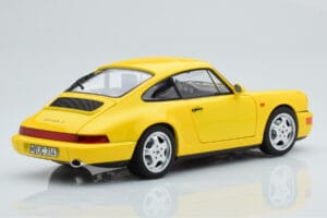 Porsche 911 964 Carrera 2 Jaune Norev 1:18 187328 Métal Moulé — image 4 sur 8