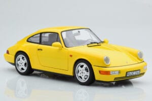 Porsche 911 964 Carrera 2 Jaune Norev 1:18 187328 Métal Moulé — image 6 sur 8