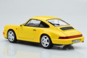 Porsche 911 964 Carrera 2 Jaune Norev 1:18 187328 Métal Moulé — image 7 sur 8