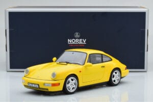 Porsche 911 964 Carrera 2 Jaune Norev 1:18 187328 Métal Moulé — image 8 sur 8
