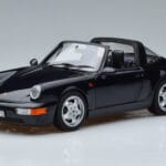 Porsche 911 964 Carrera 4 Targa Bleu Norev 1:18 187340 Métal Moulé