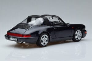 Porsche 911 964 Carrera 4 Targa Bleu Norev 1:18 187340 Métal Moulé — image 3 sur 8