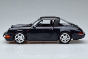 Porsche 911 964 Carrera 4 Targa Bleu Norev 1:18 187340 Métal Moulé — image 4 sur 8