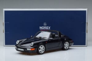 Porsche 911 964 Carrera 4 Targa Bleu Norev 1:18 187340 Métal Moulé — image 8 sur 8