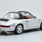 Porsche 911 964 Carrera 4 Targa Polar Argent Norev 1:18 - image 5 of 9