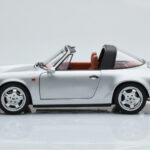 Porsche 911 964 Carrera 4 Targa Polar Argent Norev 1:18 - image 6 of 9