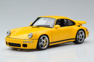 Porsche 911 964 RUF CTR Anniversary Blossom Jaune Almost Real 1:18