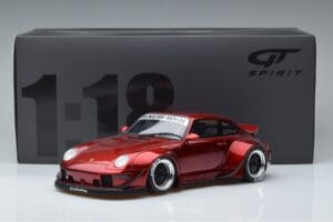Porsche 911 964 RWB Duck Tail Candy Apple GT Spirit 1:18 GT759 Résine — image 6 sur 6