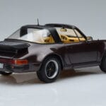 Porsche 911 964 Turbo Targa Marron Norev 1:18 187665 Métal Moulé - image 3 of 8