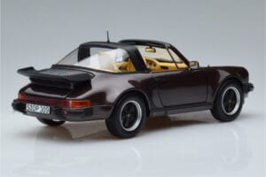 Porsche 911 964 Turbo Targa Marron Norev 1:18 187665 Métal Moulé — image 3 sur 8