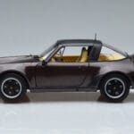 Porsche 911 964 Turbo Targa Marron Norev 1:18 187665 Métal Moulé - image 4 of 8