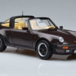 Porsche 911 964 Turbo Targa Marron Norev 1:18 187665 Métal Moulé - image 6 of 8