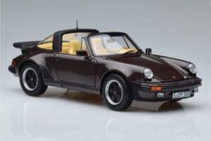 Porsche 911 964 Turbo Targa Marron Norev 1:18 187665 Métal Moulé — image 6 sur 8