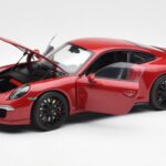 Porsche 911 991 Carrera GTS Carmine Rouge Schuco 1:18 450039000 - image 2 of 8