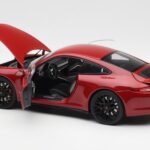 Porsche 911 991 Carrera GTS Carmine Rouge Schuco 1:18 450039000 - image 5 of 8