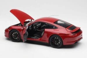 Porsche 911 991 Carrera GTS Carmine Rouge Schuco 1:18 450039000 Métal Moulé — image 5 sur 8