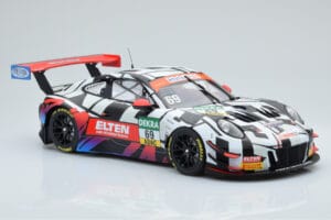Porsche 911 GT3 R Iron Force by Ring Police #69 J. van Slooten / L. Luhr ADAC GT Masters 2018 Minichamps 1:18 153186969 Métal — image 3 sur 5