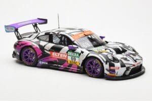 Porsche 911 991.2 GT3 R #69 Team Iron Force Racing Ring Police L. Luhr / J. Slooten ADAC GT Masters 2019 Minichamps 1:18 1531 — image 6 sur 6