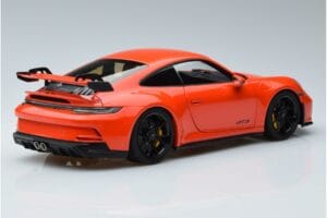 Porsche 911 992 GT3 Orange Norev 1:18 187300 Métal Moulé — image 3 sur 7