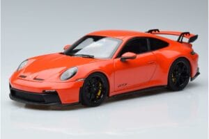 Porsche 911 992 GT3 Orange Norev 1:18 187300 Métal Moulé