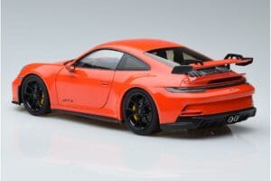 Porsche 911 992 GT3 Orange Norev 1:18 187300 Métal Moulé — image 6 sur 7