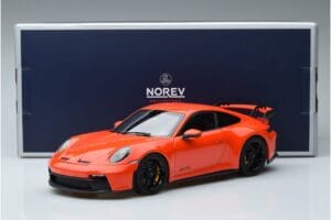 Porsche 911 992 GT3 Orange Norev 1:18 187300 Métal Moulé — image 7 sur 7