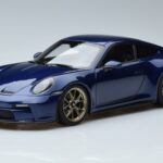 Porsche 911 992 GT3 Touring Package Bleu Métallique Norev 1:18 187302 Métal Moulé