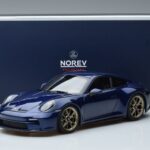Porsche 911 992 GT3 Touring Package Bleu Métallique Norev 1:18 187302 Métal Moulé - image 7 of 7