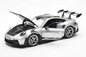 Porsche 911 992 GT3 Weissach Pack GT Argent Métallique Norev 1:18 187366 Métal Moulé — image 2 sur 8