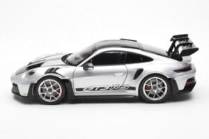 Porsche 911 992 GT3 Weissach Pack GT Argent Métallique Norev 1:18 187366 Métal Moulé — image 4 sur 8