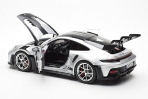 Porsche 911 992 GT3 Weissach Pack GT Argent Métallique Norev 1:18 187366 Métal Moulé — image 5 sur 8